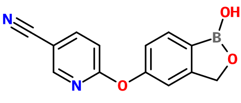 (image for) MC085003 6-[(1-Hydroxy-1,3-dihydro-2,1-benzoxaborol-5-yl)oxy]nicotinonitrile